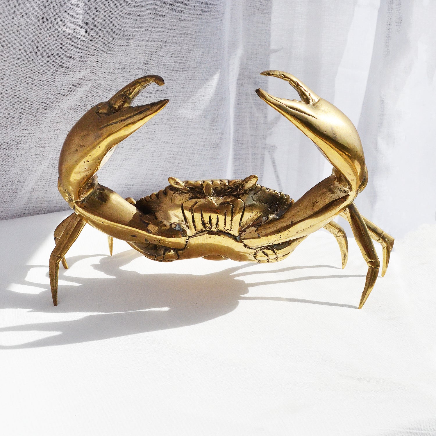 Large Brass Crab