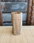 Rustic Teak Candle - Large 11x25cm