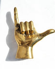 Large Shaka Brass Hand