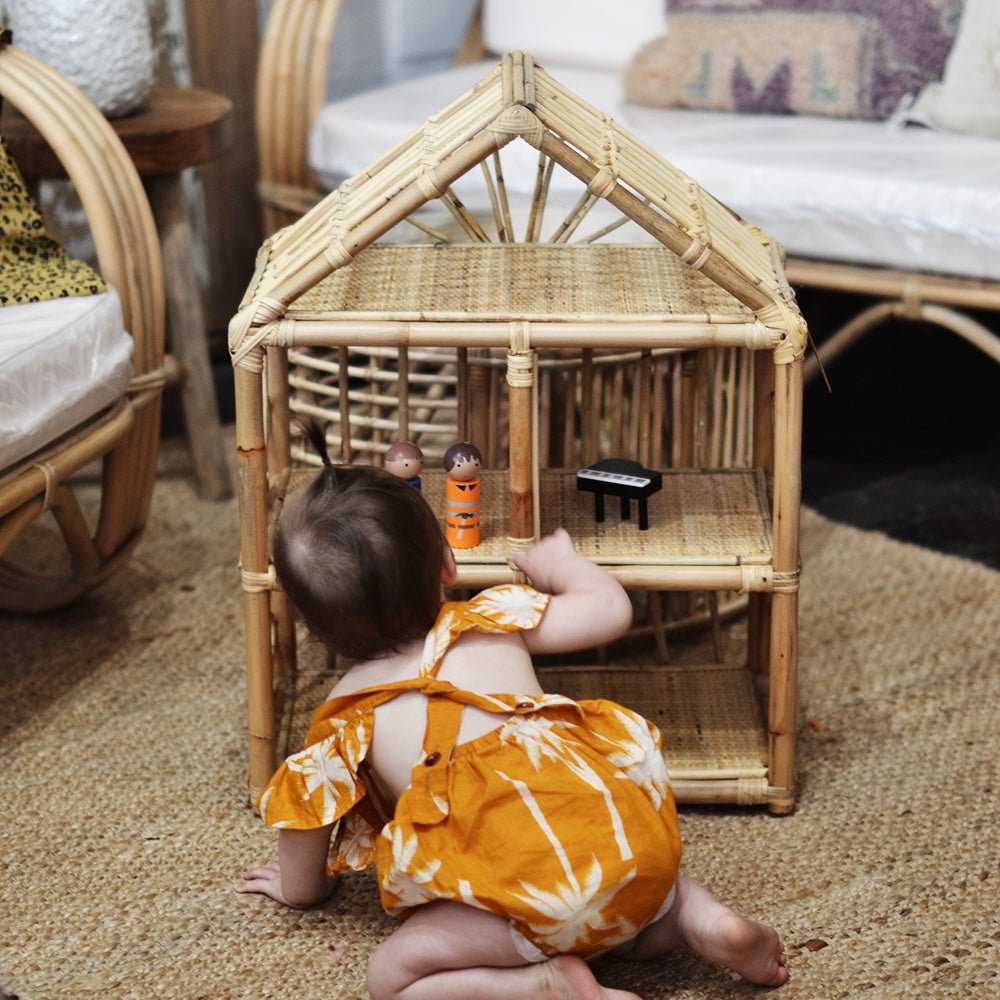 Little One Rattan Doll House