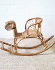 Little One Kids Rattan Rocking Horse