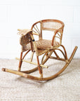 Little One Kids Rattan Rocking Horse