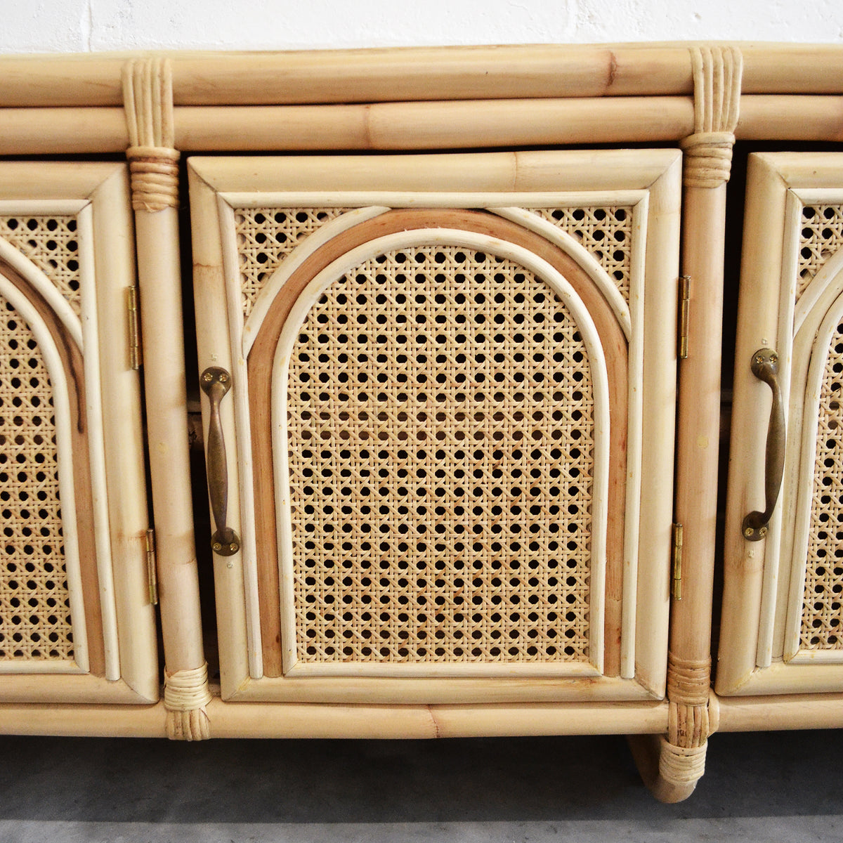 Low Rattan Arches Sideboard 180cm