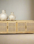 Low Rattan Sideboard 180cm