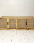 Low Rattan Sideboard 180cm