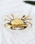 Medium Brass Crab