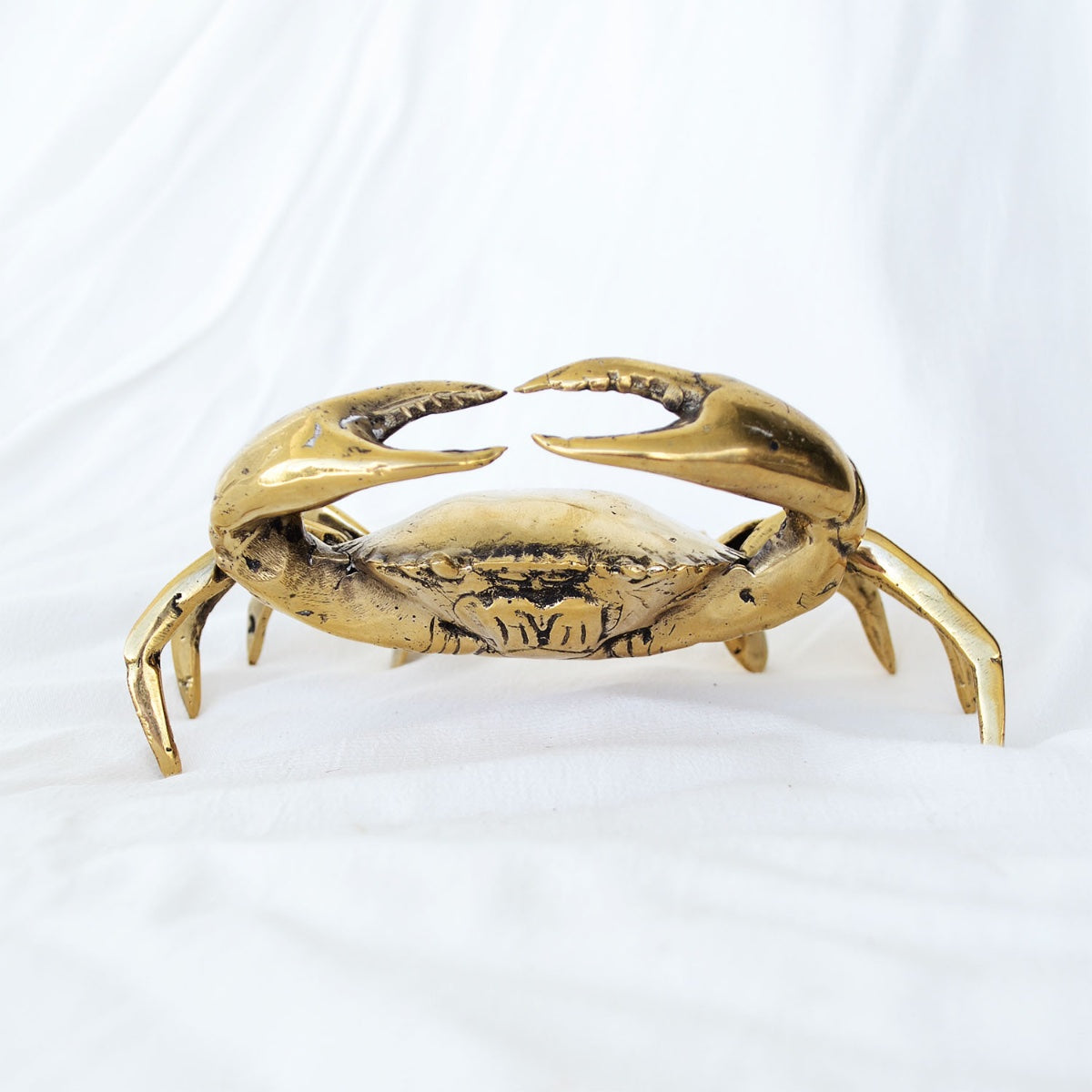 Medium Brass Crab