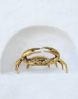 Medium Brass Crab