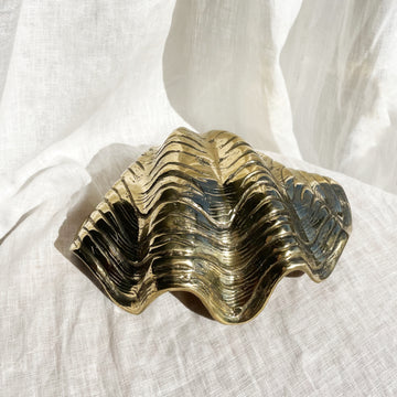 Contour Brass Clam Shell 24cm