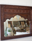 Natural Indian Arch Mehrab Mirror 80x90cm