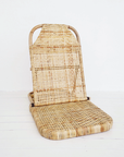 Natural Rattan Beach Lounger