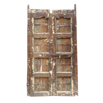 Indian Rajasthani Antique Doors #063 - 110x195cm