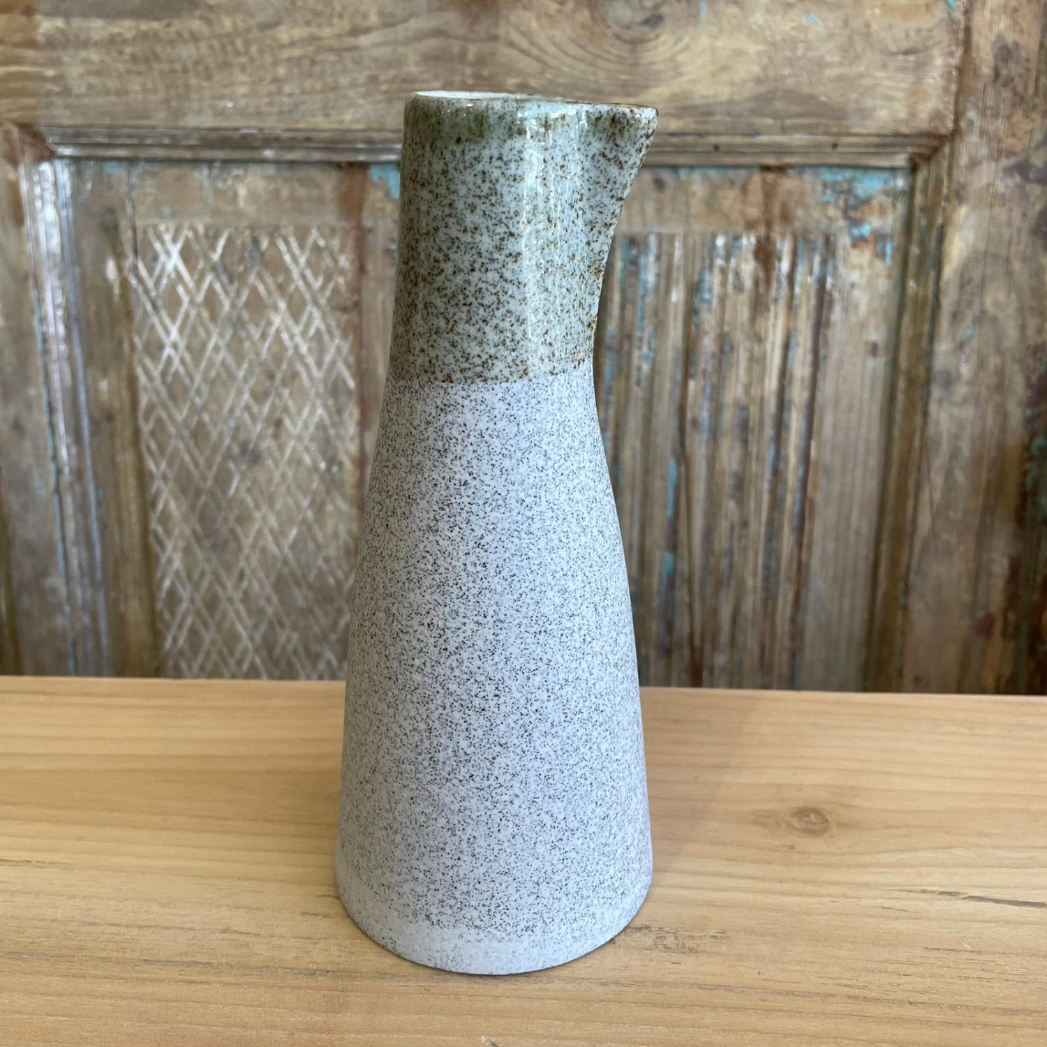 Porcelain Sake&#39; Jug Grey Fleck