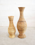 Large Rattan Vase