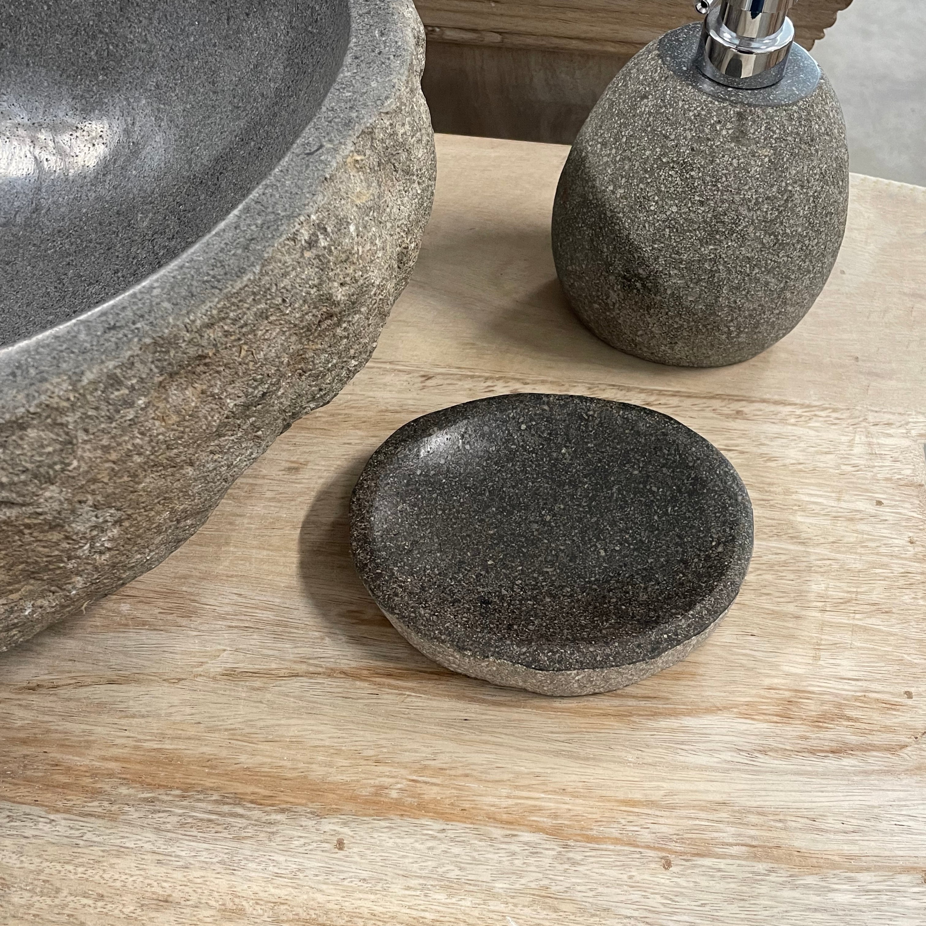 Paradise Living Co. River Stone Soap Dish