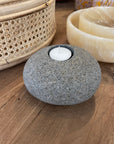 River Stone Tea Light Holder