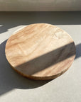 Round Rustic Teak Chopping Board 30cm