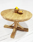 Round Teak Dining Table 120cm Dia