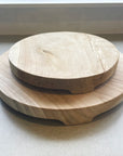 Round Rustic Teak Serving Board 40cm