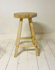 Large Cabana Rustic Teak Counter Stool 64cm