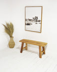 Rustic Teak Bench Seat 1000mm