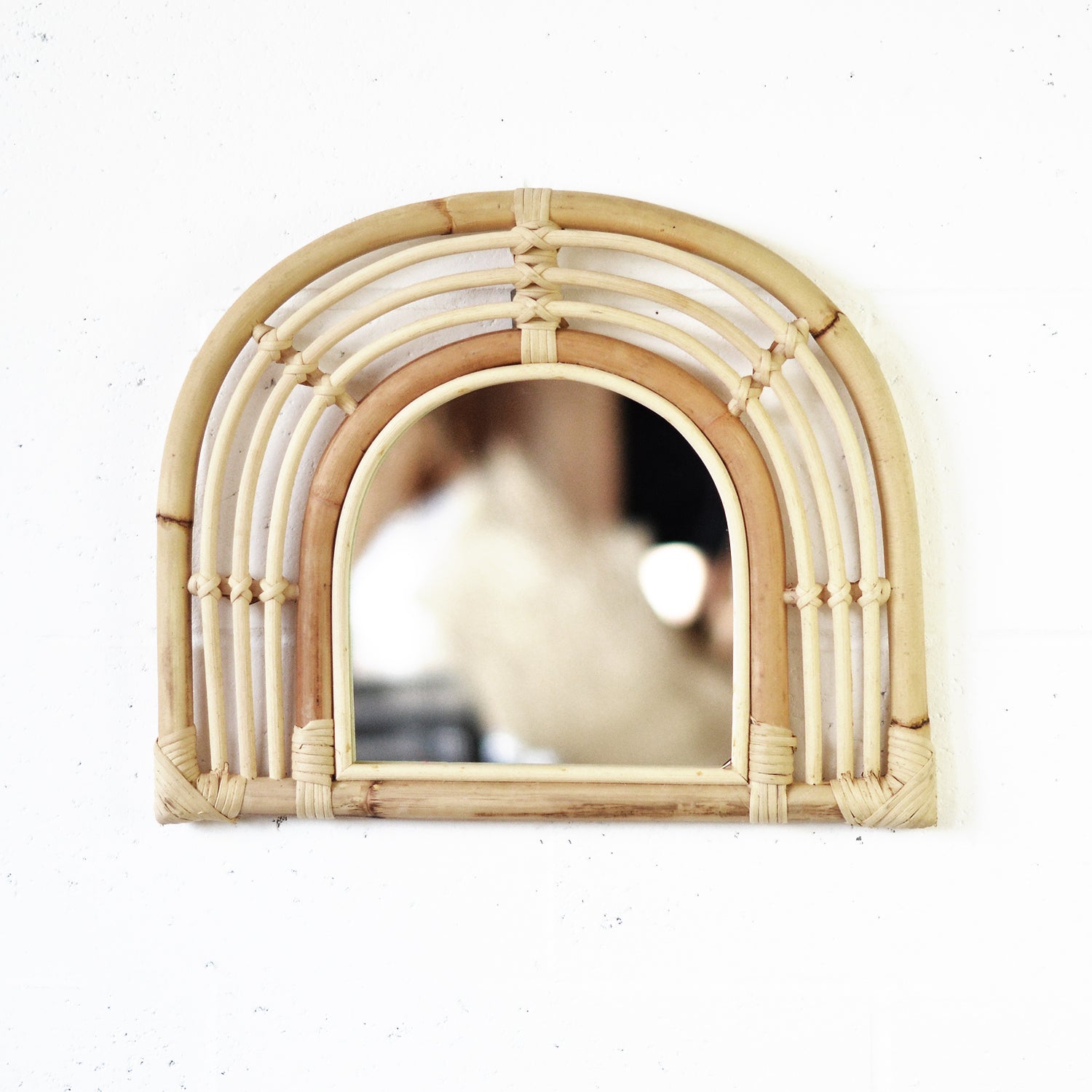 Small Rainbow Rattan Mirror – Paradise Living Co.