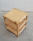 Square Rattan Side Table