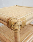 Square Rattan Side Table