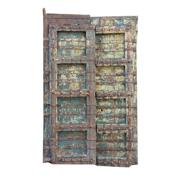 Indian Rajasthani Antique Doors #020 - 107x183cm