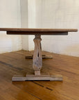 Teak Timber Titan Leg Dining Table 2m x 1m