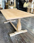 Teak Timber Titan Leg Dining Table 2m x 1m