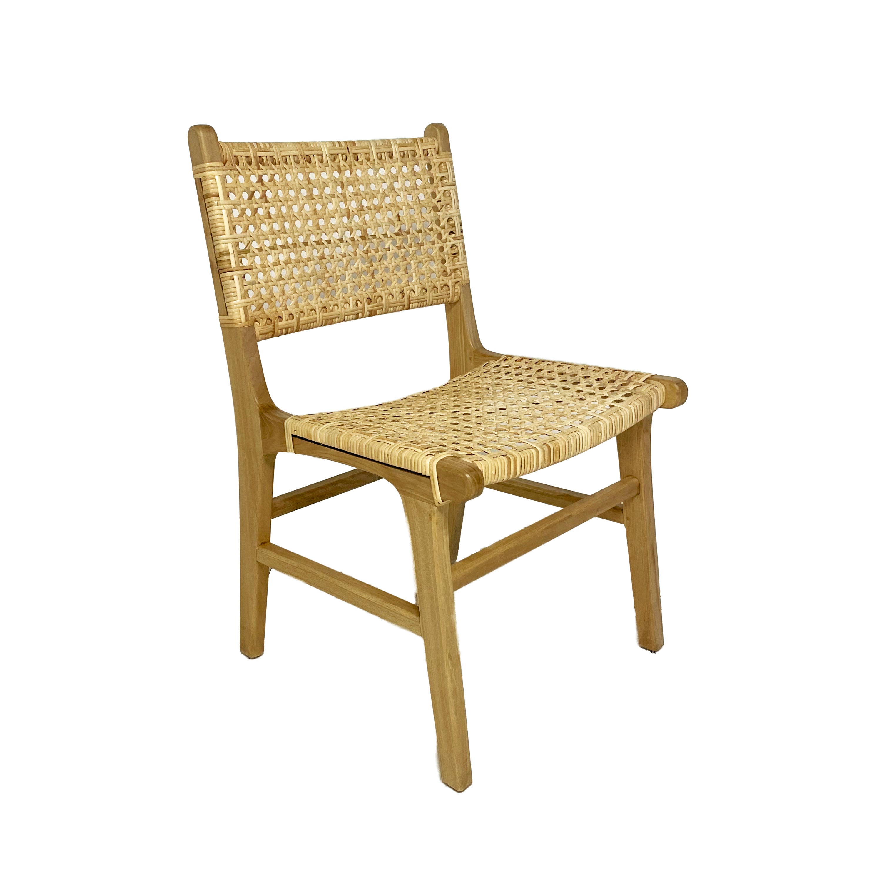 Villa Woven Teak Dining Chair Paradise Living Co.