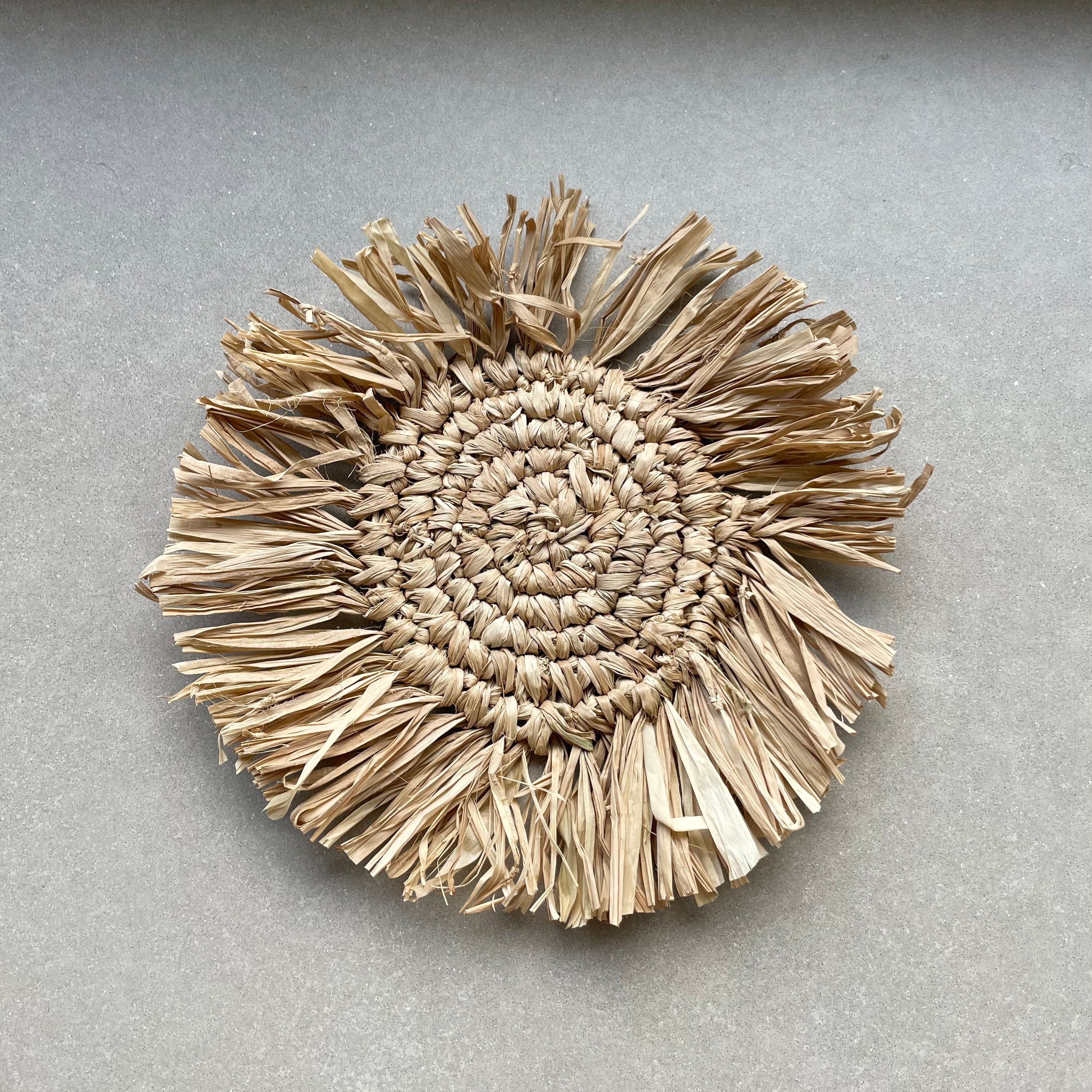 Natural Woven Raffia Coasters – Paradise Living Co.